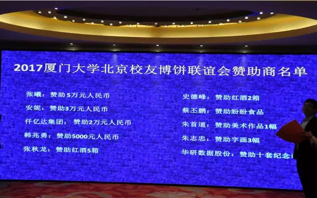 &ldquo;博餅&rdquo;是閩南地區(qū)有的傳統(tǒng)形式歡慶，此次活動以這種形式向母校致以美優(yōu)的祝福，也寄托著各地廈人永久母校情和青春回憶的活動。